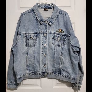 Vintage Disney Women's Plus Size Winnie the Pooh's "Tigger" Jean Jacket